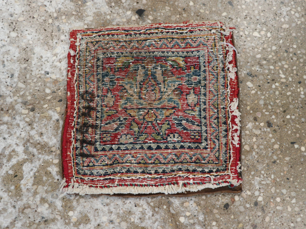 Vintage Persian Tabriz Bag, No.17940 - Galerie Shabab