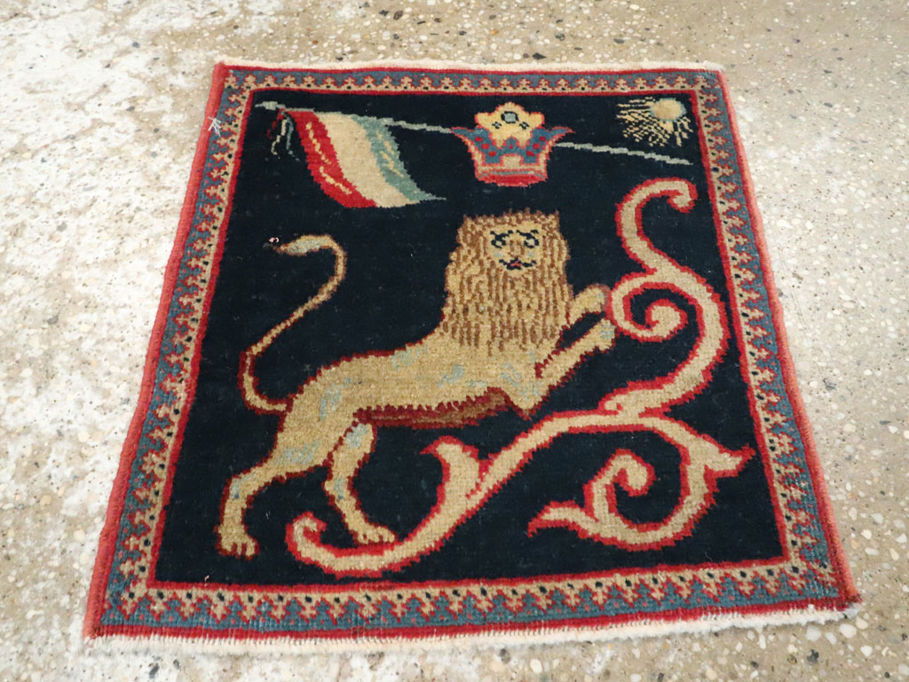 Antique Persian Souf Tabriz Pictorial Rug (Pair: 1 of 2), No.17941 - Galerie Shabab