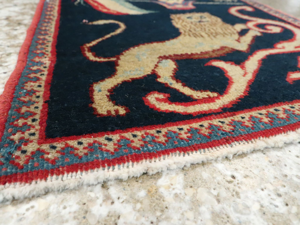 Antique Persian Souf Tabriz Pictorial Rug (Pair: 1 of 2), No.17941 - Galerie Shabab