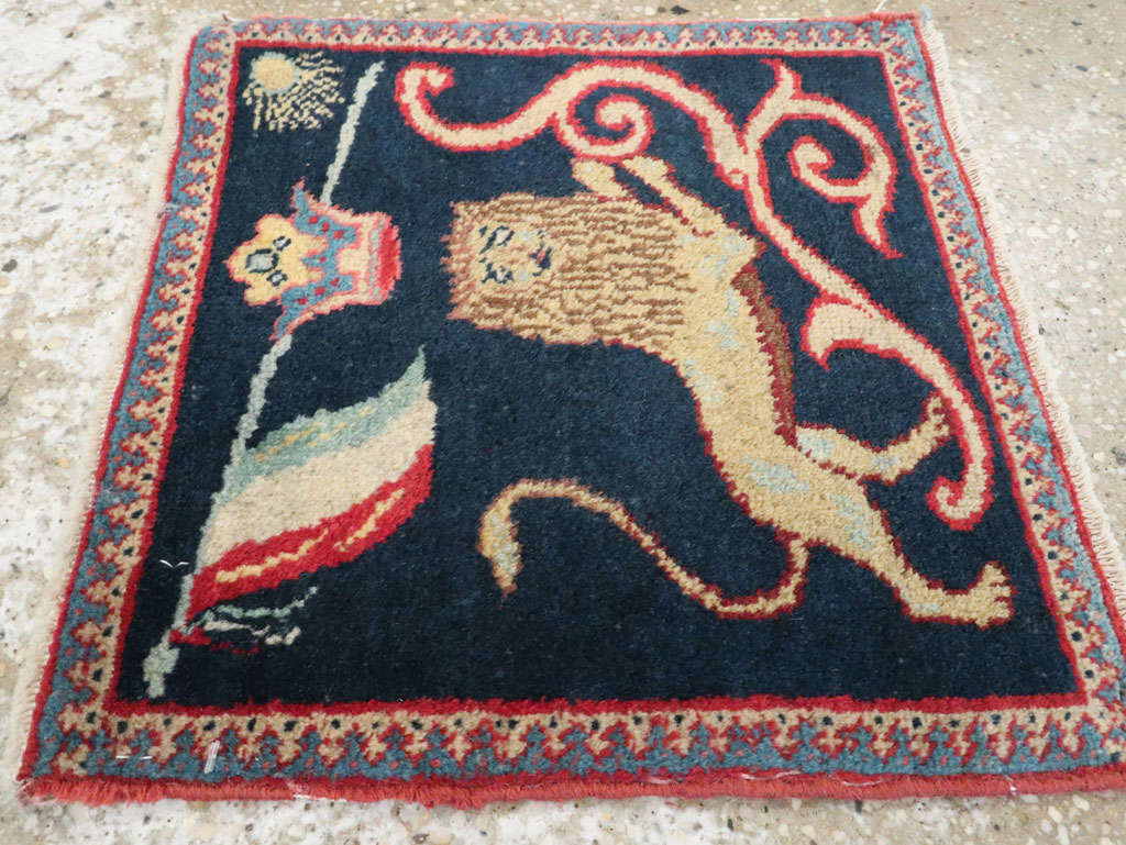 Antique Persian Souf Tabriz Pictorial Rug (Pair: 2 of 2), No.17942 - Galerie Shabab