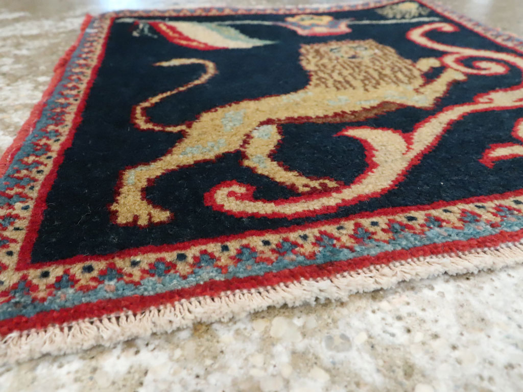 Antique Persian Souf Tabriz Pictorial Rug (Pair: 2 of 2), No.17942 - Galerie Shabab