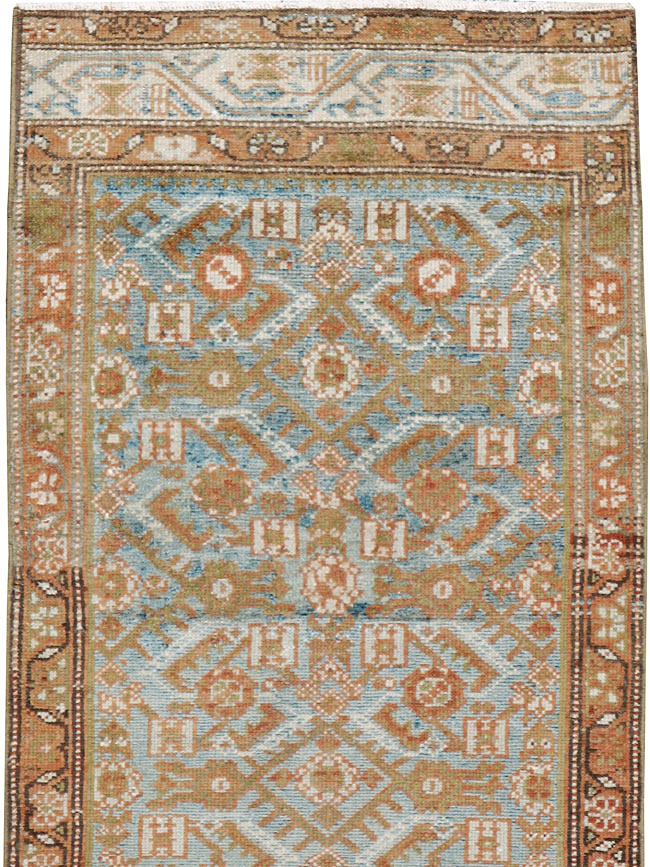 Vintage Persian Malayer Runner, No.17944 - Galerie Shabab