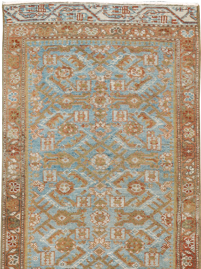 Vintage Persian Malayer Runner, No.17944 - Galerie Shabab