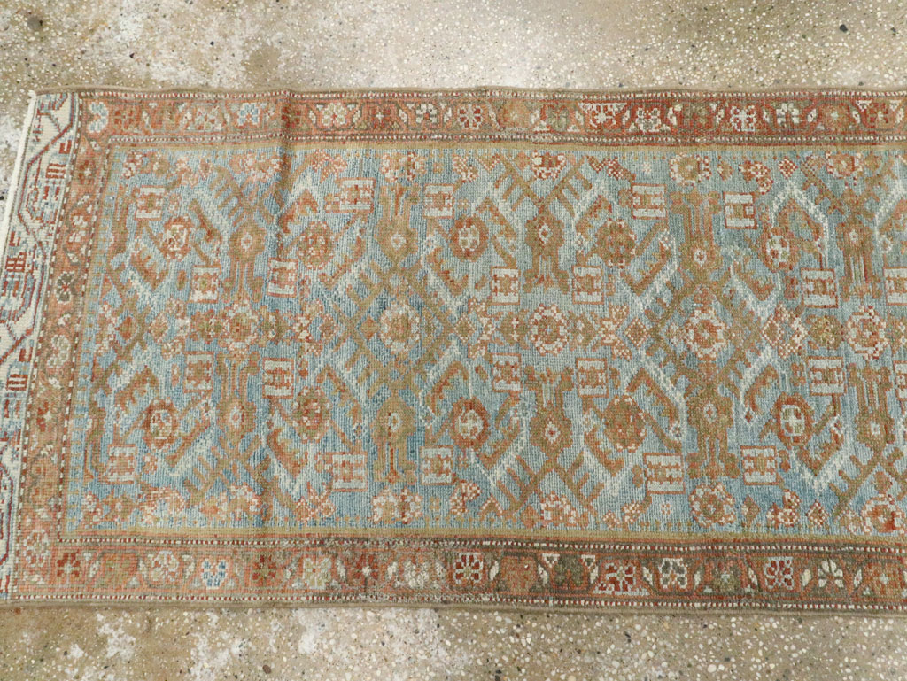Vintage Persian Malayer Runner, No.17944 - Galerie Shabab