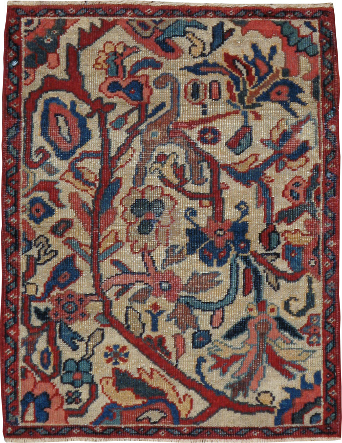 Antique Persian Mahal Rug, No.17947 - Galerie Shabab