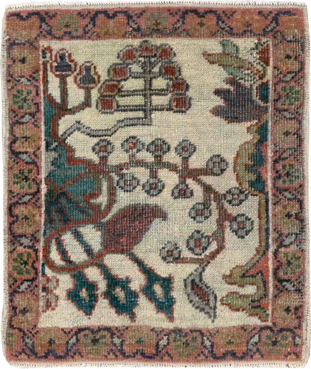 Vintage Persian Mahal Rug, No.17949 - Galerie Shabab