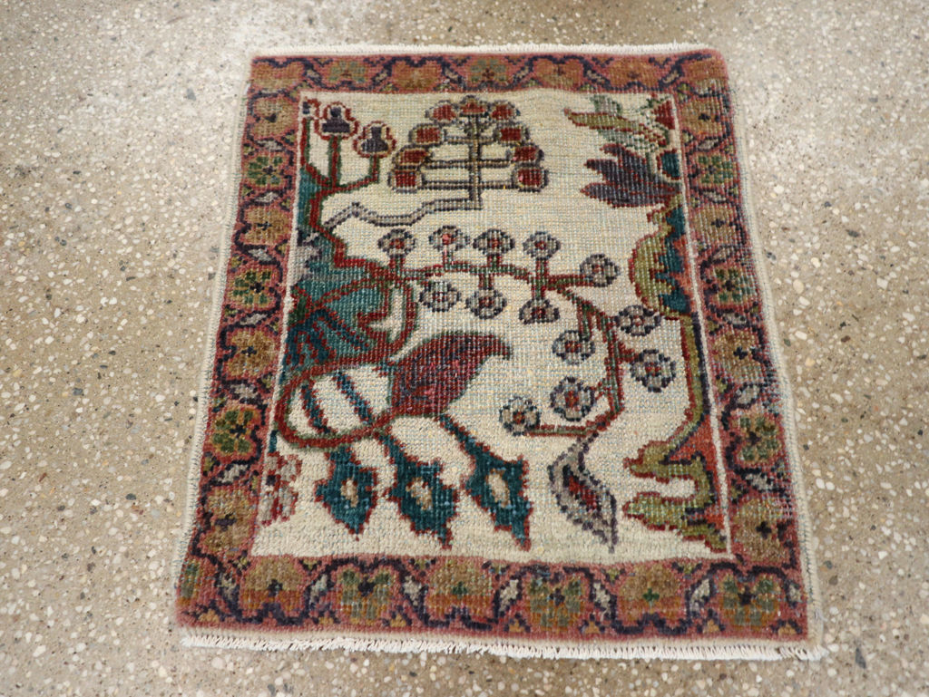 Vintage Persian Mahal Rug, No.17949 - Galerie Shabab
