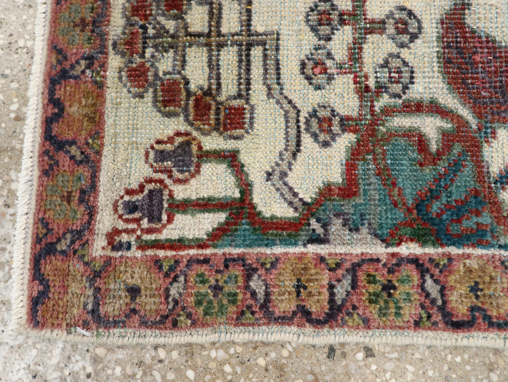 Vintage Persian Mahal Rug, No.17949 - Galerie Shabab