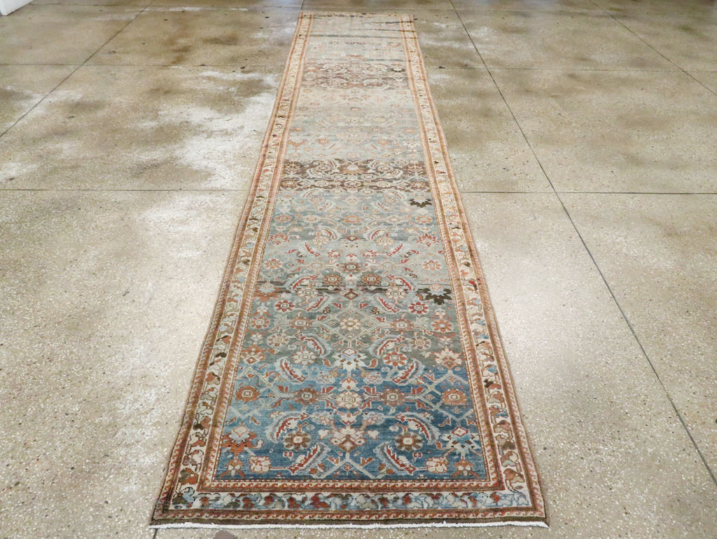 Vintage Persian Malayer Runner, No.17950 - Galerie Shabab