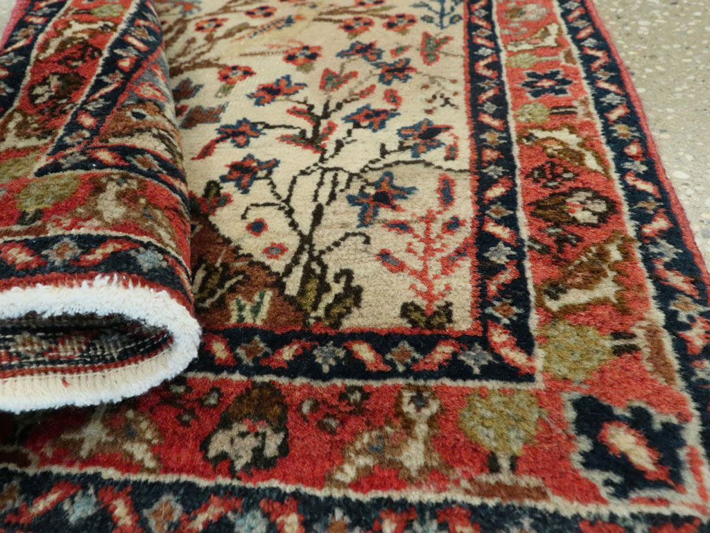 Vintage Persian Tabriz Pictorial Rug, No.17953 - Galerie Shabab
