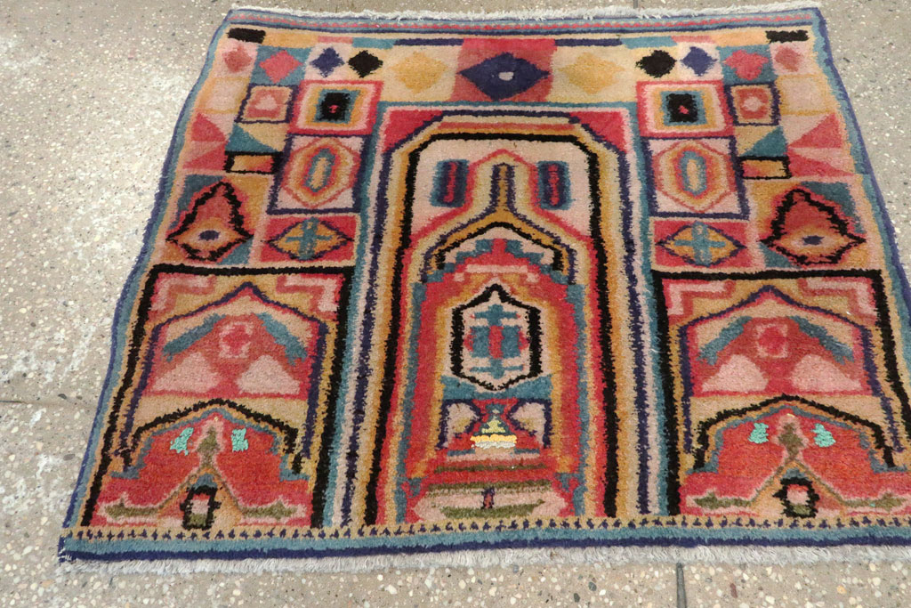 Vintage Persian Tabriz Rug, No.17954 - Galerie Shabab