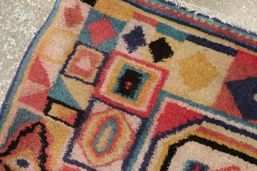 Vintage Persian Tabriz Rug, No.17954 - Galerie Shabab