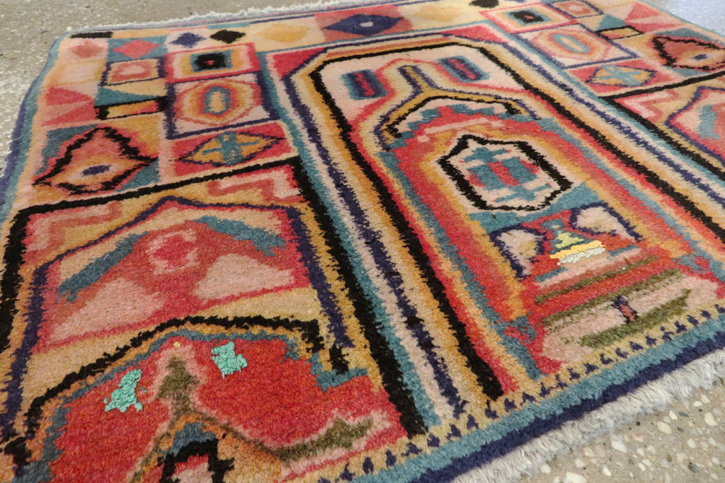 Vintage Persian Tabriz Rug, No.17954 - Galerie Shabab