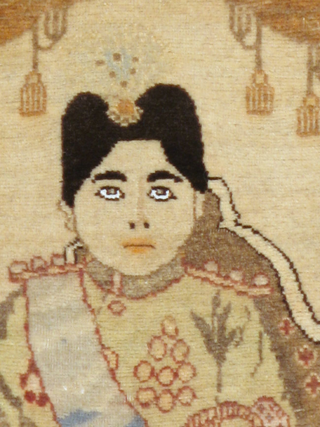 Antique Persian Tabriz Pictorial Rug (Pair: 1 of 2), No.17956 - Galerie Shabab