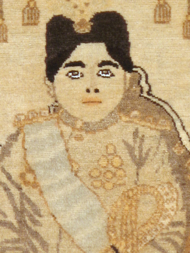 Antique Persian Tabriz Pictorial Rug (Pair: 2 of 2), No.17957 - Galerie Shabab