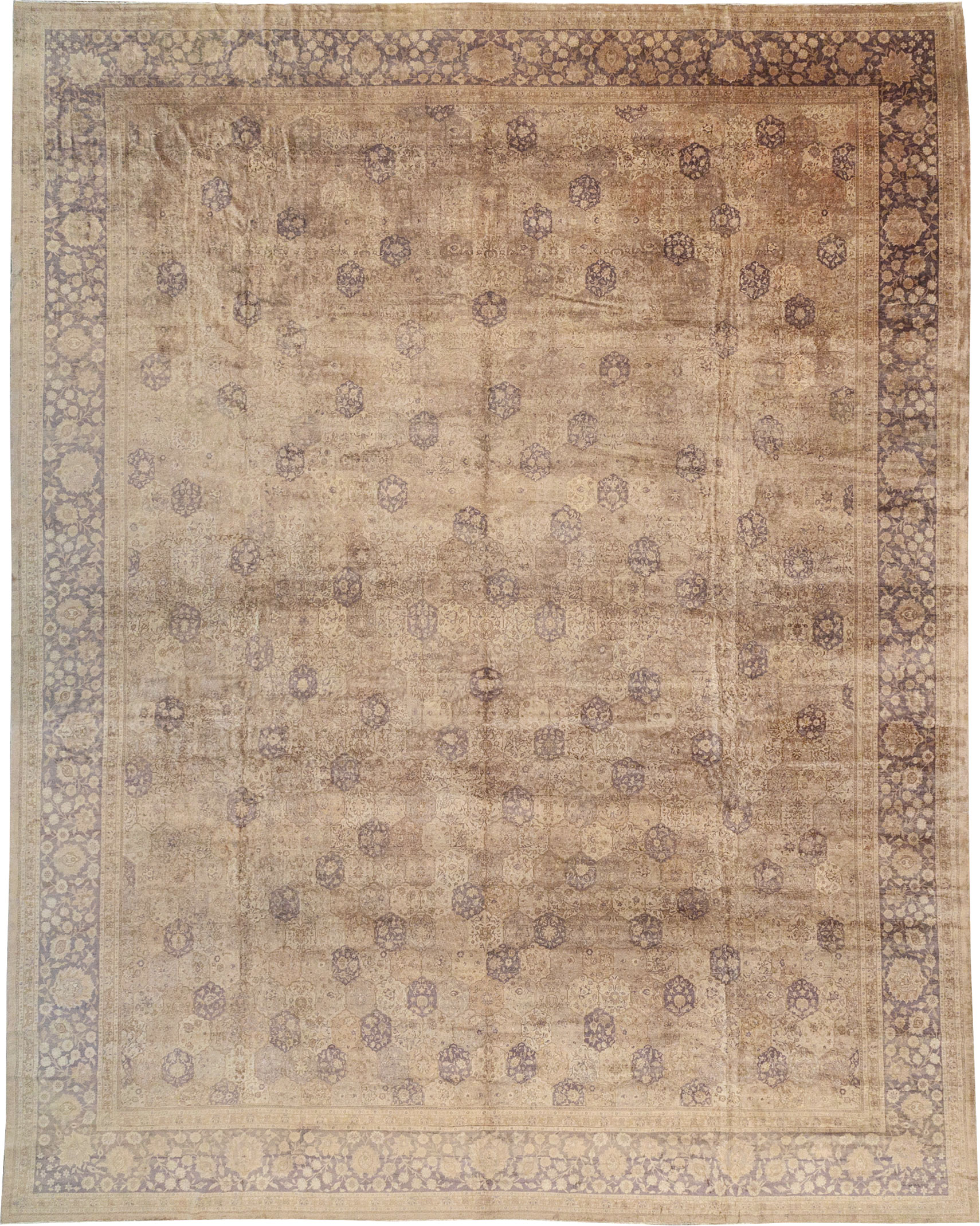 Vintage Turkish Sivas Oversize Carpet, No.17982 - Galerie Shabab