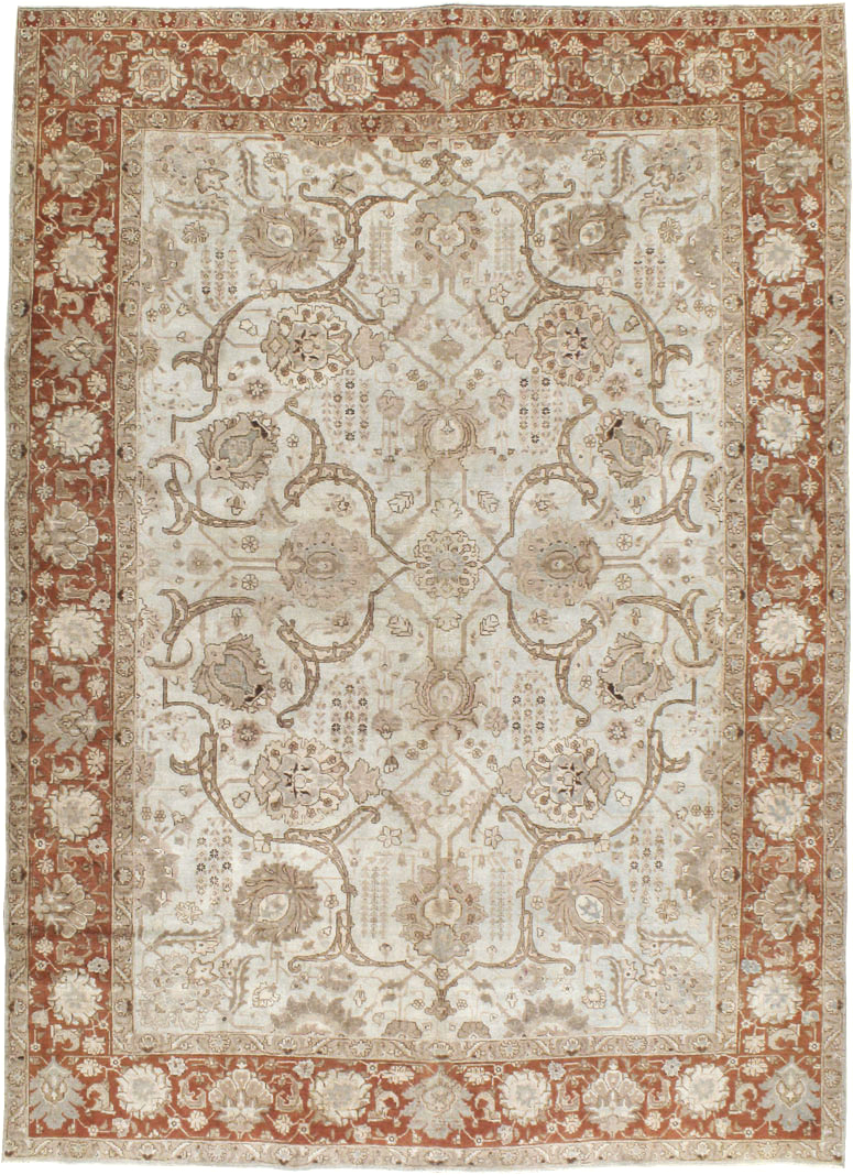 Antique Persian Tabriz Carpet, No.17986 - Galerie Shabab
