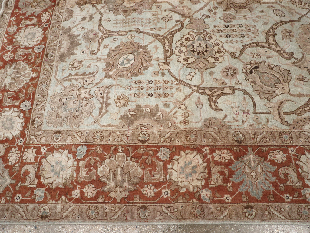 Antique Persian Tabriz Carpet, No.17986 - Galerie Shabab