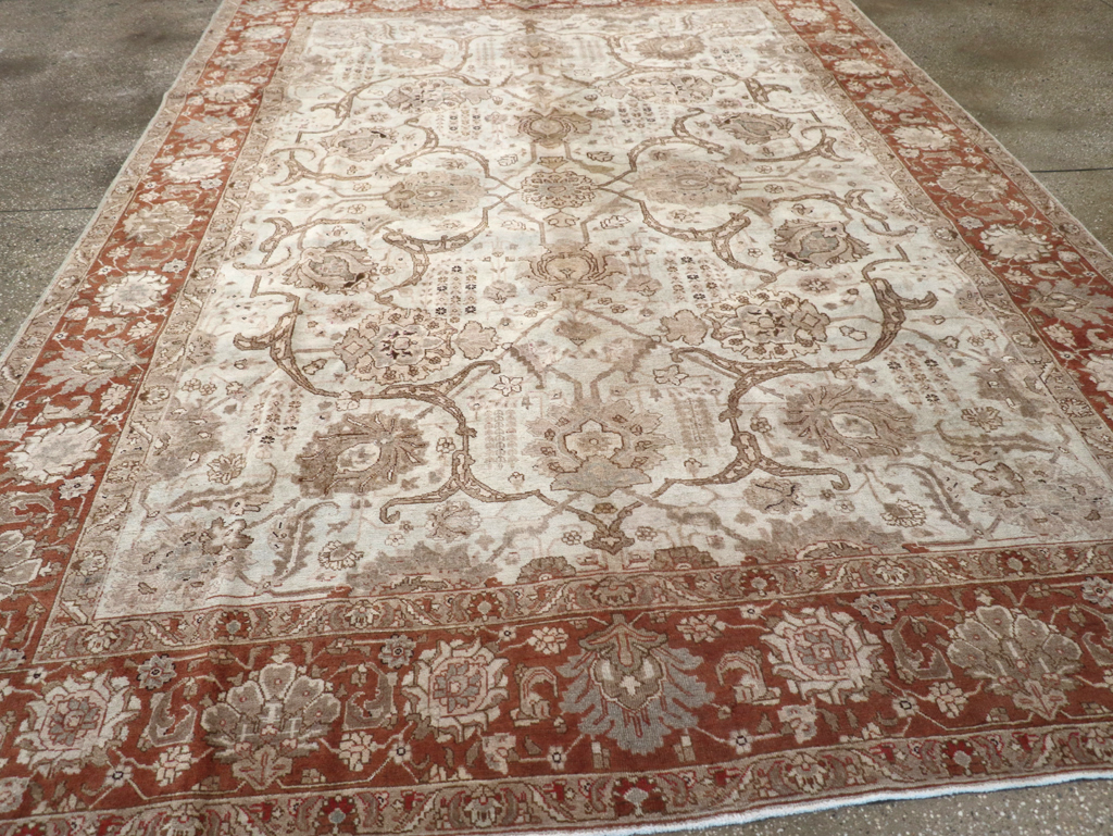 Antique Persian Tabriz Carpet, No.17986 - Galerie Shabab