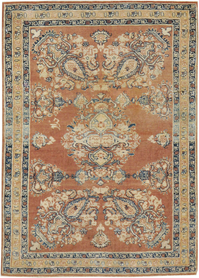 Antique Persian Tabriz Hagi Jalili Rug, No.17995 - Galerie Shabab