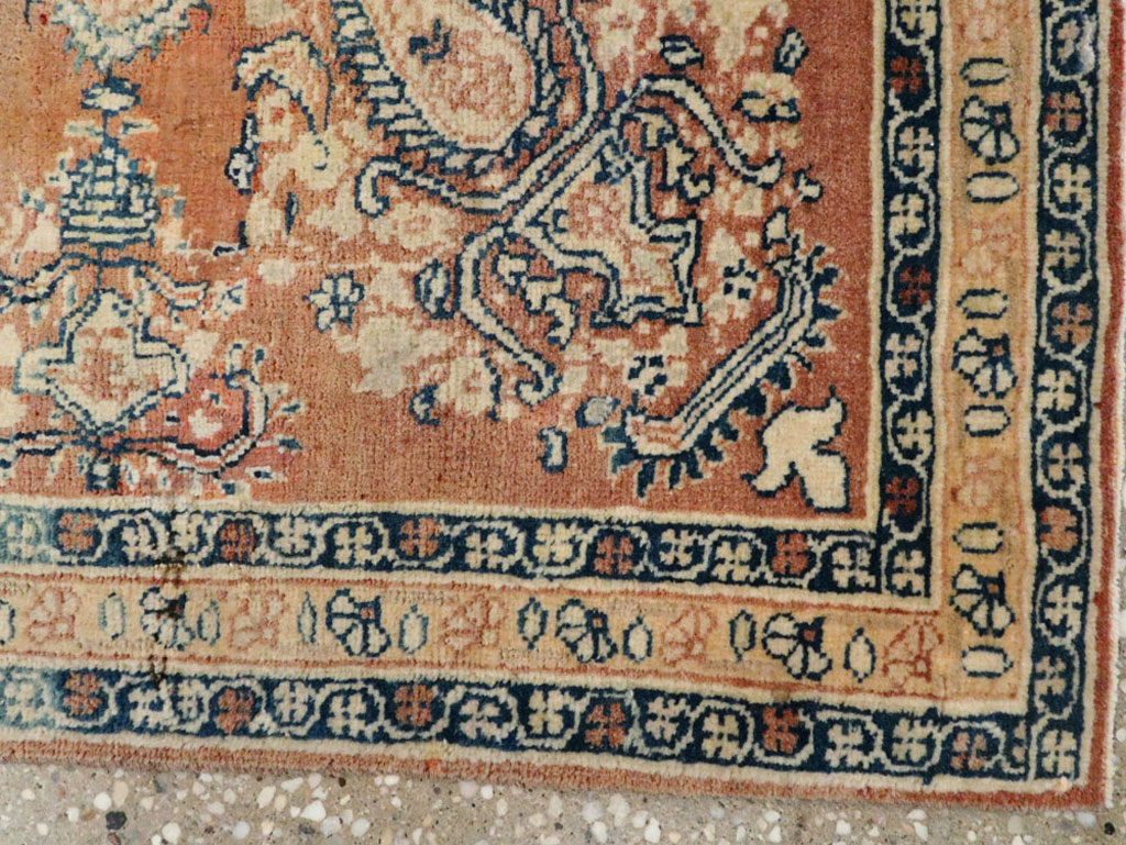 Antique Persian Tabriz Hagi Jalili Rug, No.17995 - Galerie Shabab