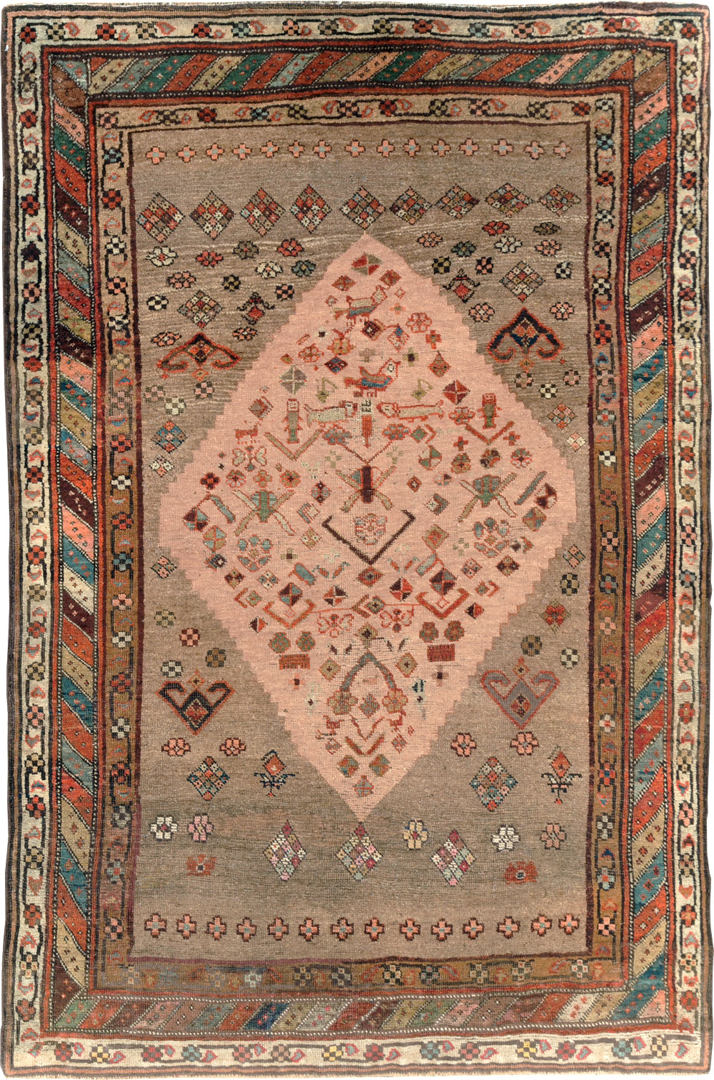 Antique Persian Bidjar Rug, No.18001 - Galerie Shabab