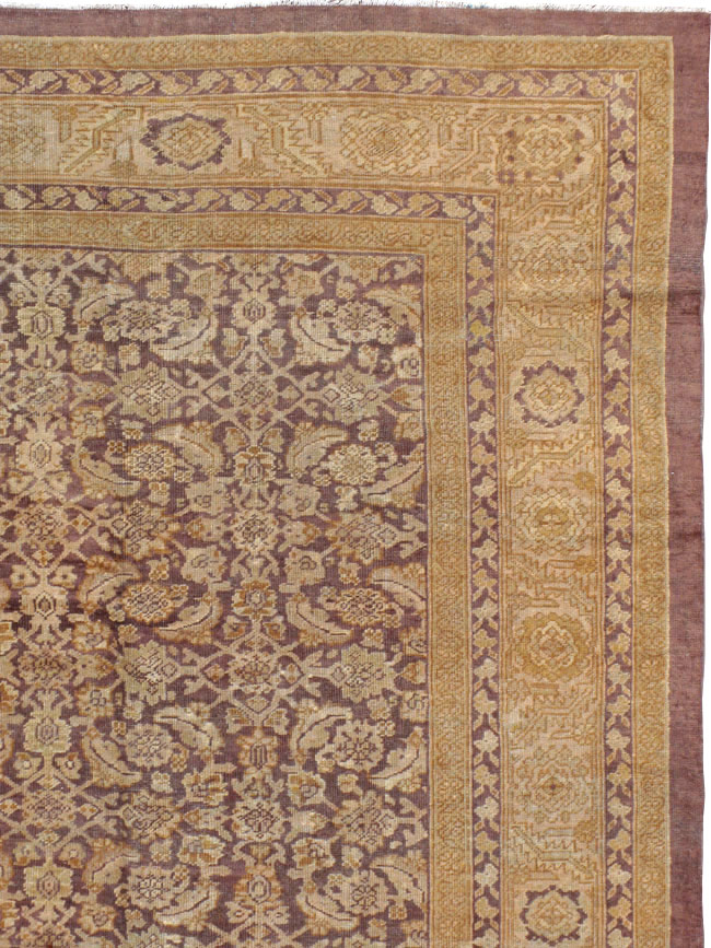 Antique Persian Mahal Carpet, No.18005 - Galerie Shabab