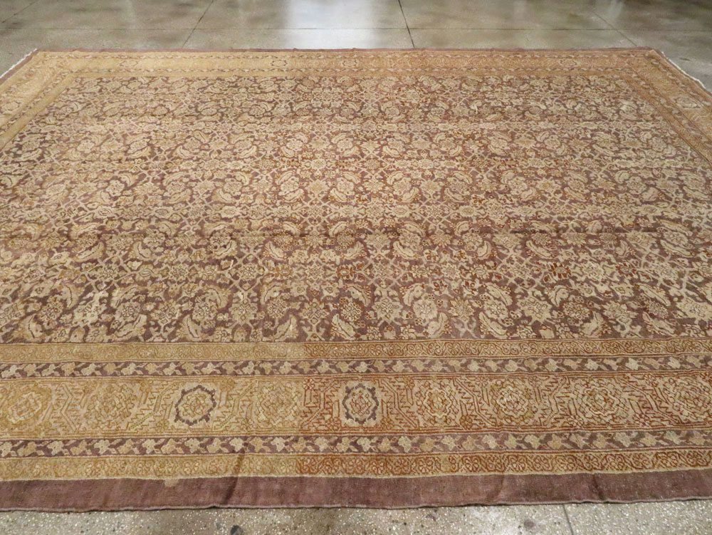 Antique Persian Mahal Carpet, No.18005 - Galerie Shabab
