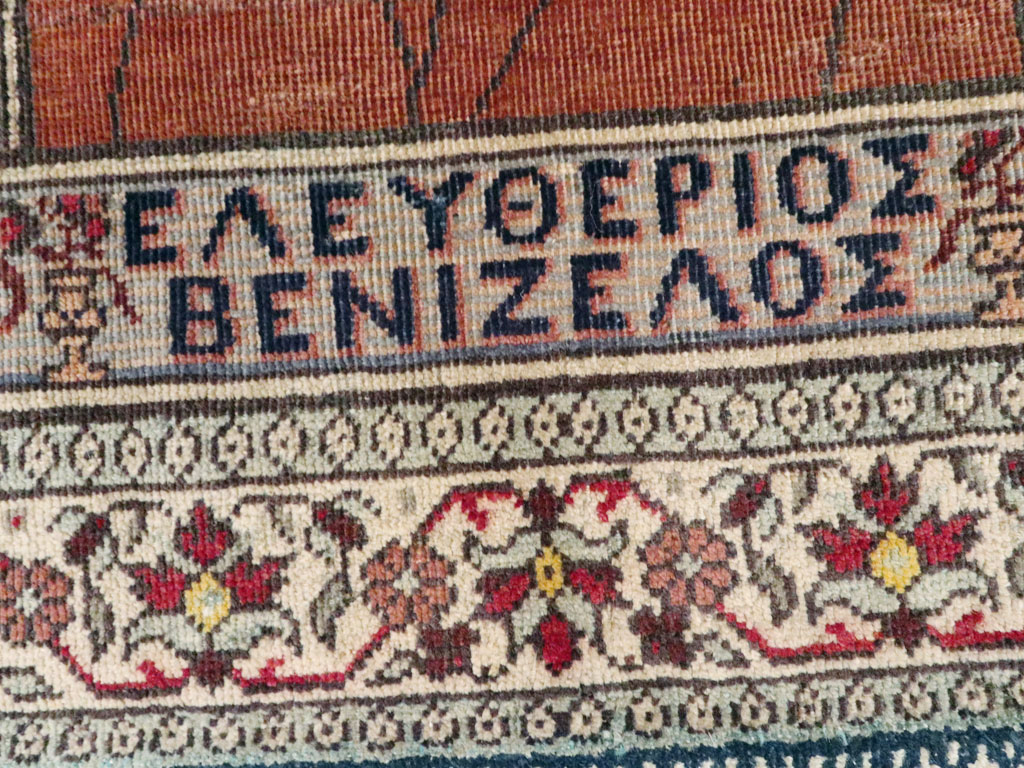 Antique Persian Tabriz Pictorial Rug, No.18006 - Galerie Shabab