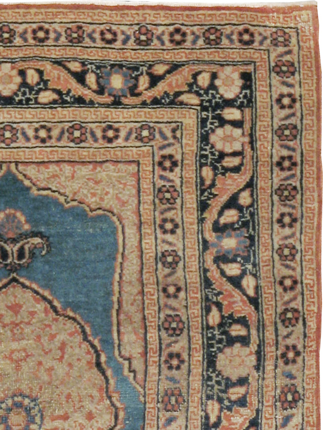 Antique Persian Tabriz Hagi Jalili Rug, No.18019 - Galerie Shabab