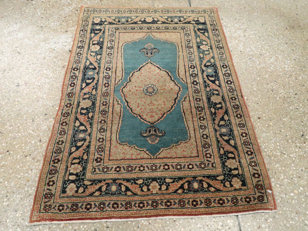Antique Persian Tabriz Hagi Jalili Rug, No.18019 - Galerie Shabab