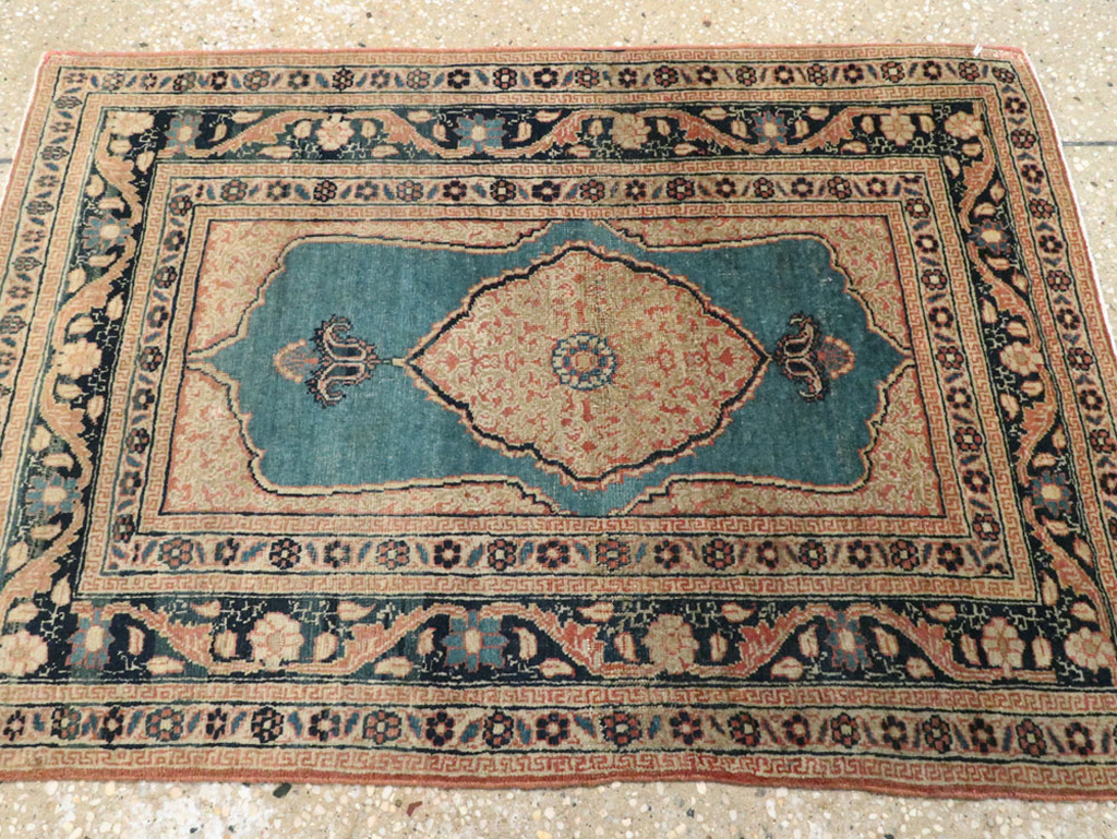 Antique Persian Tabriz Hagi Jalili Rug, No.18019 - Galerie Shabab