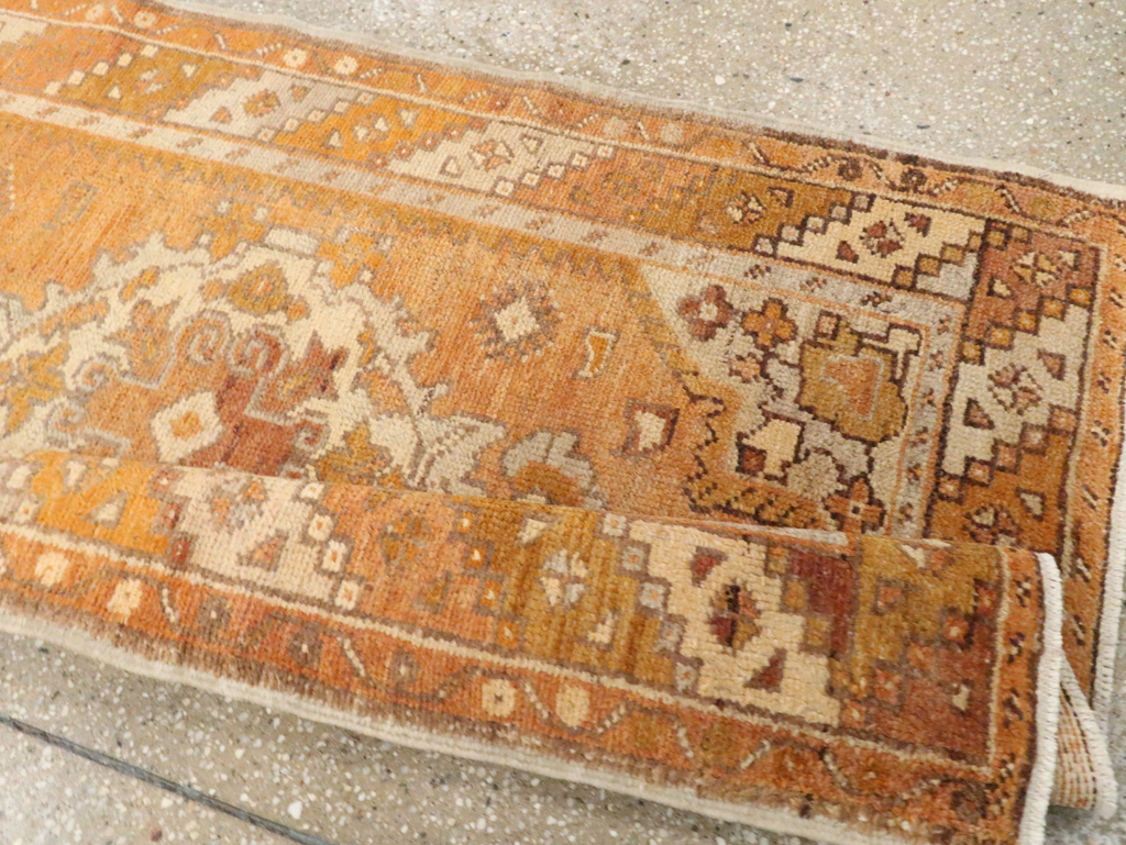 Antique Turkish Oushak Runner, No.18037 - Galerie Shabab