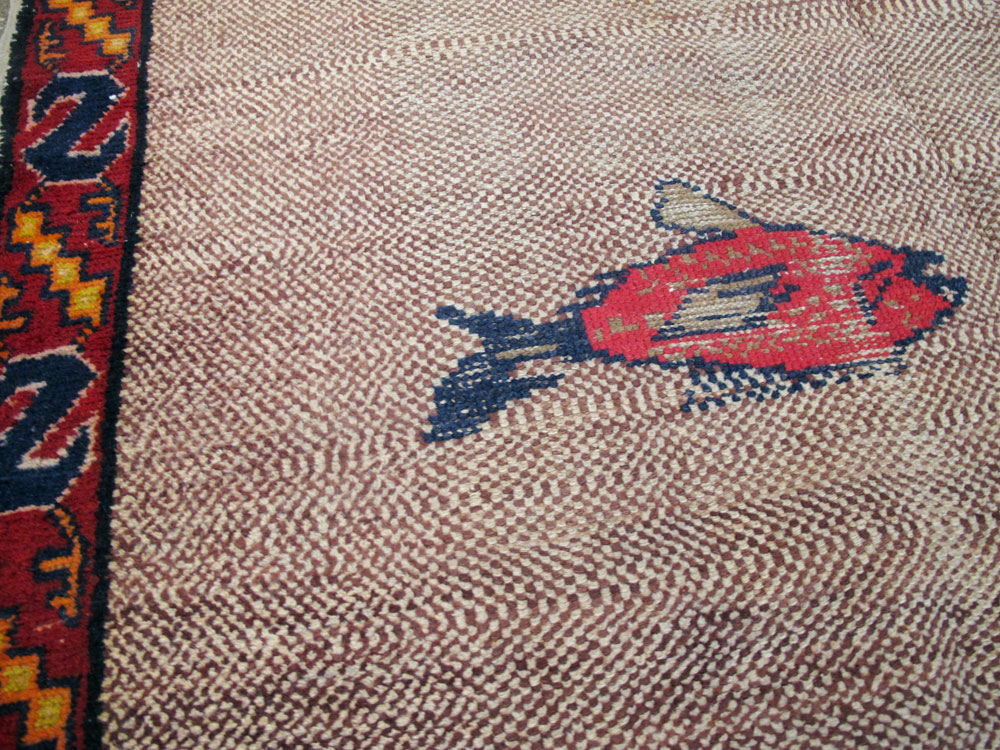 Vintage Turkish Anatolian Pictorial Carpet, No.18038 - Galerie Shabab