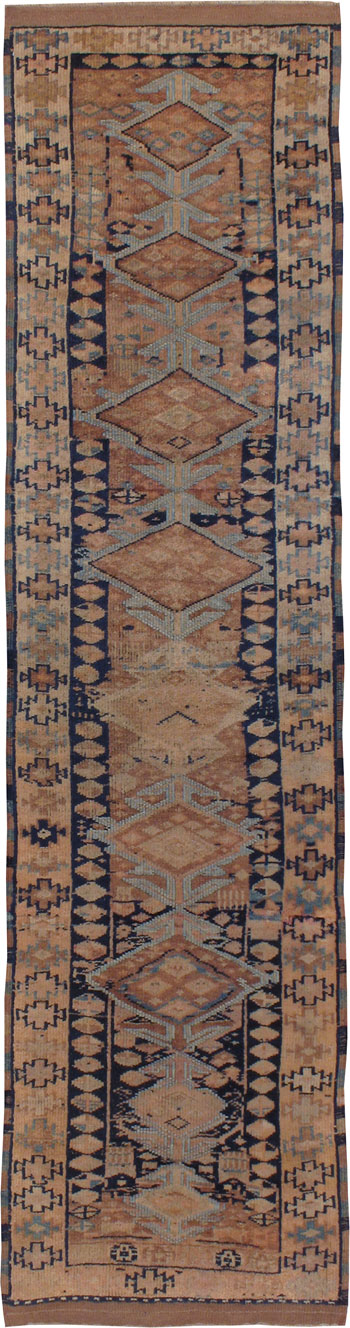 Antique Oushak Runner, No.18041 - Galerie Shabab