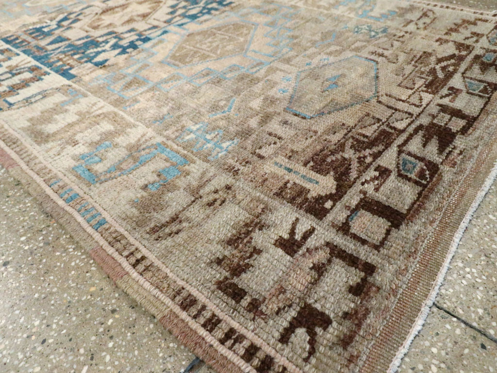 Vintage Turkish Oushak Runner, No.18045 - Galerie Shabab
