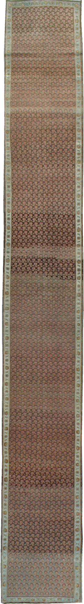 Vintage Persian Malayer Runner, No.18047 - Galerie Shabab
