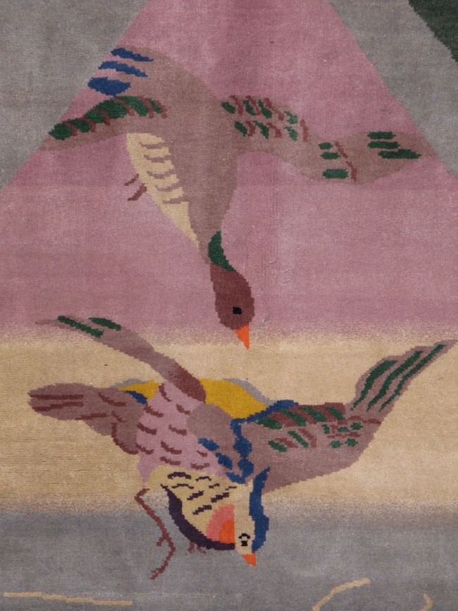 A Japanese Deco Rug, No.18051 - Galerie Shabab