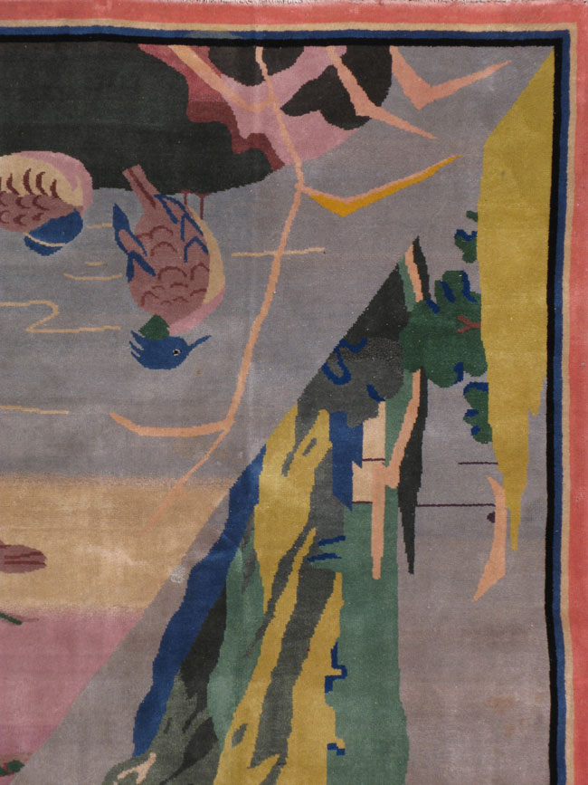 A Japanese Deco Rug, No.18051 - Galerie Shabab
