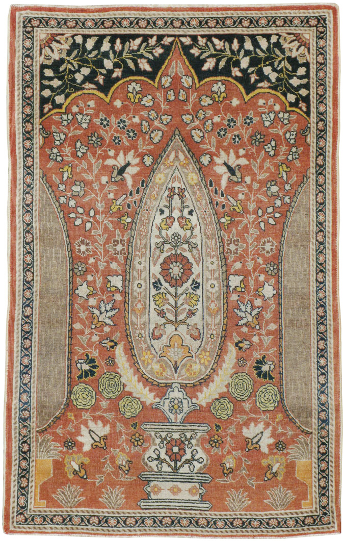 Antique Persian Tabriz Hagi Jalili Rug, No.18060 - Galerie Shabab