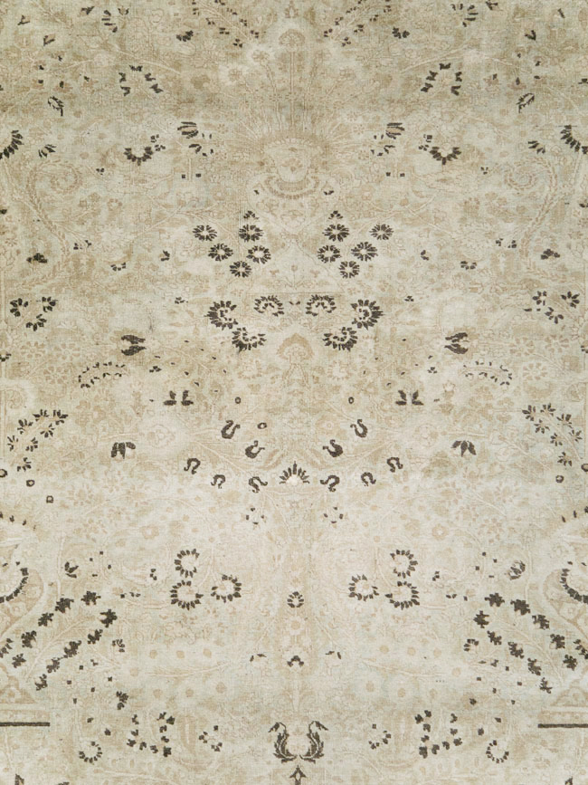 Antique Persian Mashad Carpet, No.18064 - Galerie Shabab