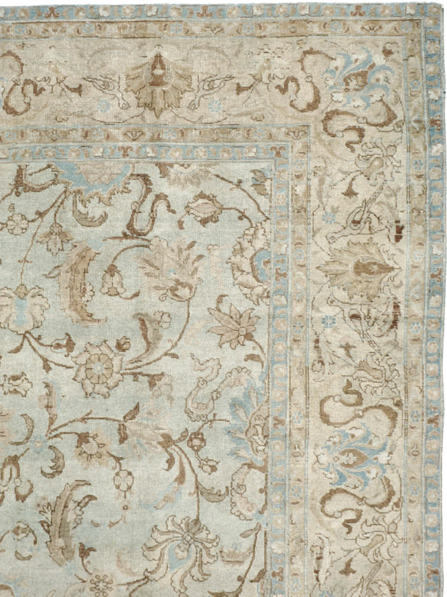 Antique Persian Tabriz Carpet, No.18065 - Galerie Shabab