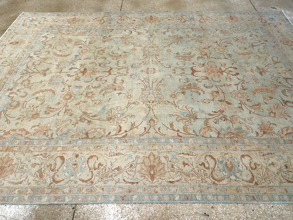 Antique Persian Tabriz Carpet, No.18065 - Galerie Shabab