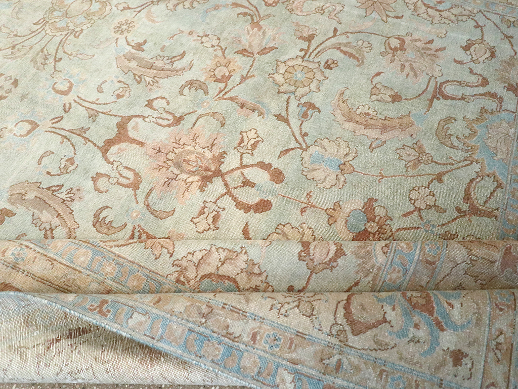 Antique Persian Tabriz Carpet, No.18065 - Galerie Shabab
