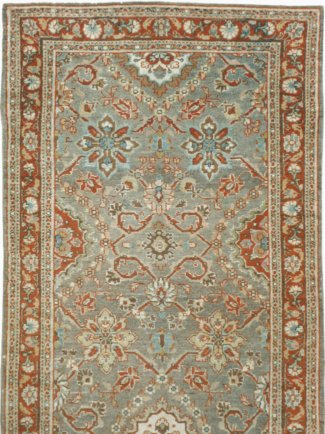 Vintage Persian Malayer Runner, No.18087 - Galerie Shabab