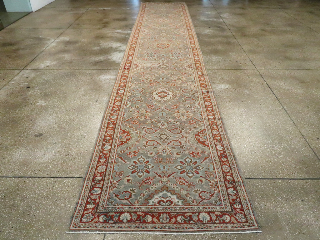 Vintage Persian Malayer Runner, No.18087 - Galerie Shabab