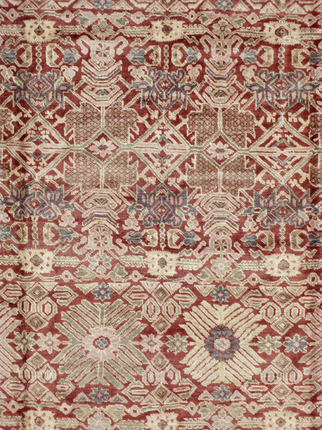 Antique Persian Mahal Carpet, No.18090 - Galerie Shabab