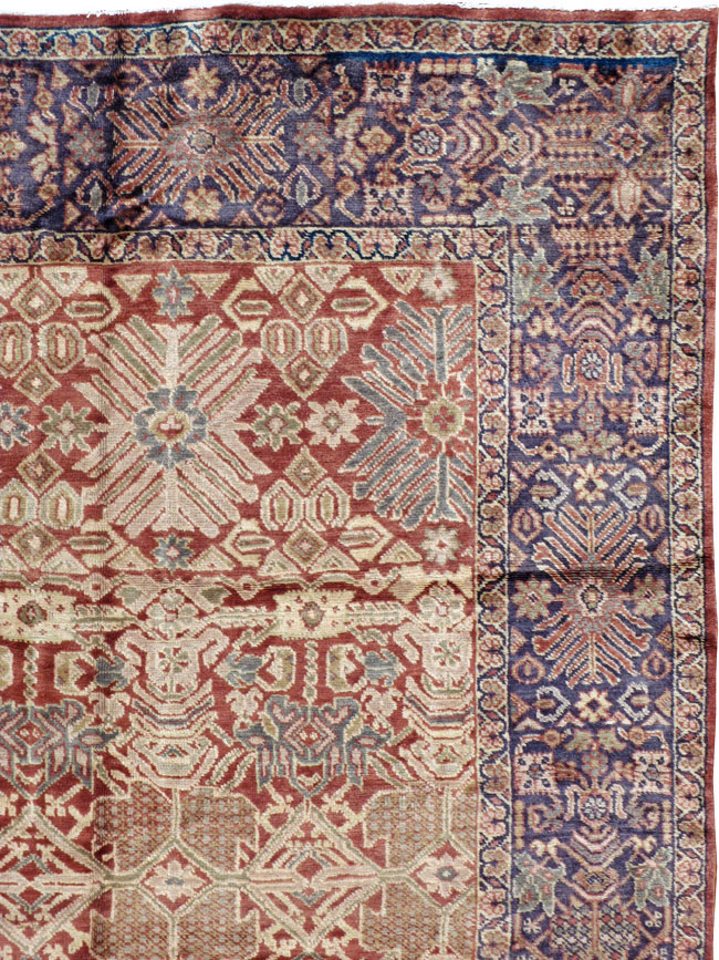 Antique Persian Mahal Carpet, No.18090 - Galerie Shabab