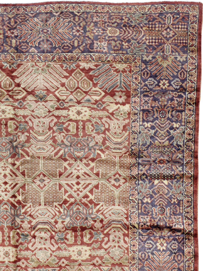Antique Persian Mahal Carpet, No.18090 - Galerie Shabab