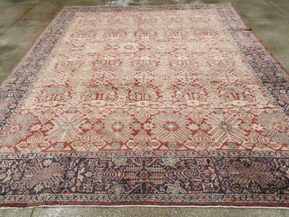 Antique Persian Mahal Carpet, No.18090 - Galerie Shabab